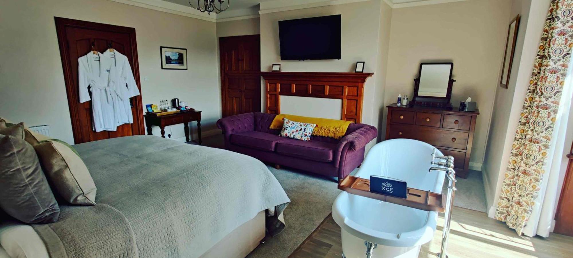 Luxury Bed And Breakfast At Bossington Hall In Exmoor, Somerset Porlock Camera foto